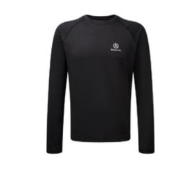 Εσωθερμικό Μπλουζάκι Μακρυμάνικο, Μαύρο,XL