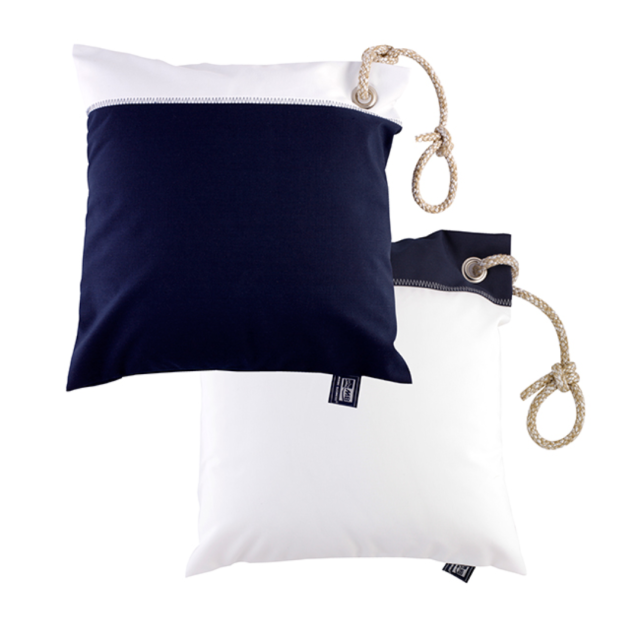 Cushion Windproof Waterproof with Stuffing , Navy Blue (Set 2 pcs 40x40cm)