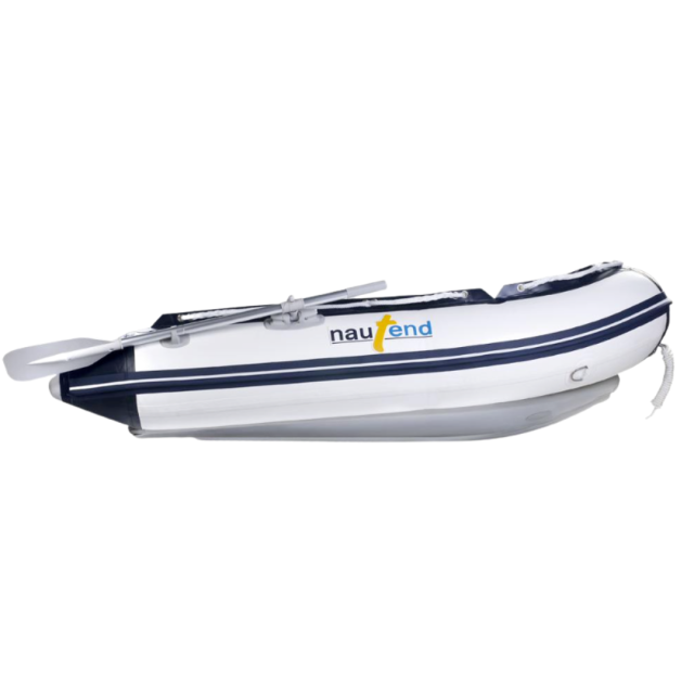 Inflatable tender Nautend with inflatable keel & inflatable floor 2.70m x 1.53m /light grey & navy blue