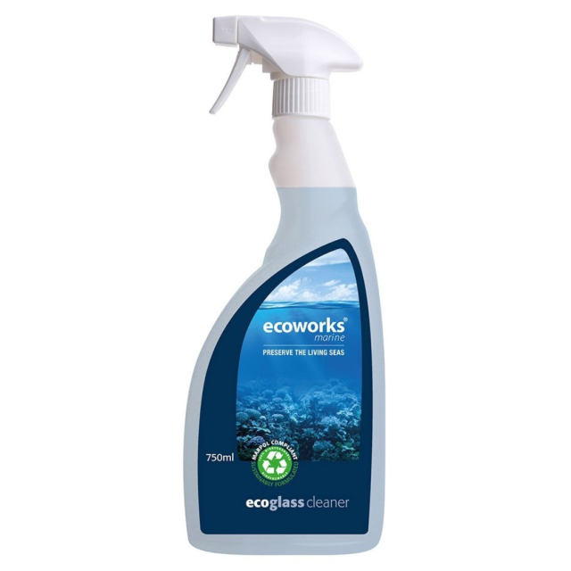 Eco works eco-glass & chrome cleaner 750 ml