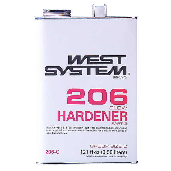 Slow Hardener 206  1.0 pint