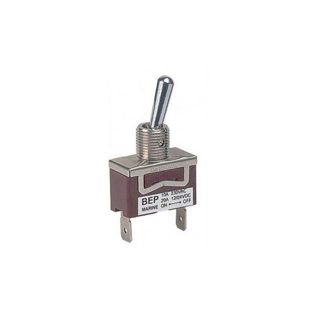 BEP Toggle Switch 20A On/On C/W N&P Dsp