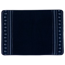 Πατάκι Μπάνιου Αντιολισθητικό με Άγκυρες Santorini Blue Navy 60x45cm