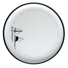 Πιάτο Δείπνου Μελαμίνης Αντιολισθητικό Welcome On Board , 6 τεμ.