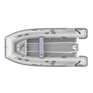 Tender Highfield Inflatable Boat PVC with Aluminum hull ,EVA teak