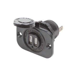 Διπλός Φορτιστής USB 12/24 VDC - 2.1 Α