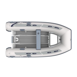 Tender Highfield Inflatable Boat PVC with Aluminum hull ,EVA teak