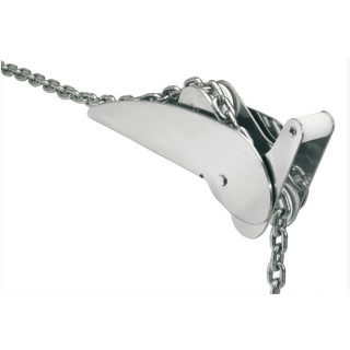 Polished SS heavy hinged roller 30 kg 695 mm