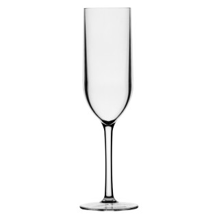 Ms Happy Champagne Glass – Clear, Set 6 Pcs.