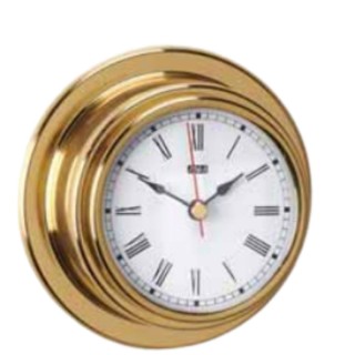 Nautic Clock Gold 95mm/70mm