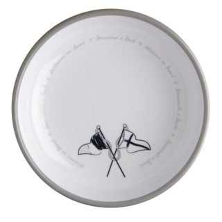 Μπολ Μελαμίνης Αντιολισθητικό Welcome On Board , 6 τεμ.