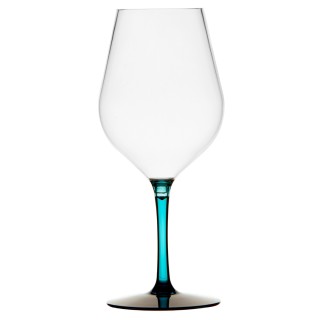 Ποτήρι Κρασιού Happy Τιρκουάζ , 6 τεμ.