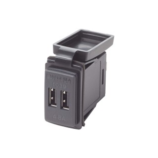 Διπλός USB Φορτιστής 12/24VDC