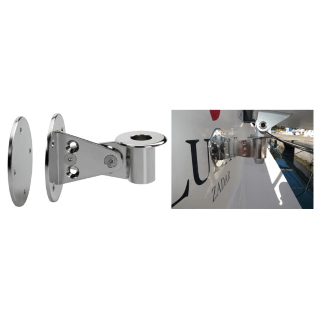 Mirror femal for solid carbon gangway 200cm, inox