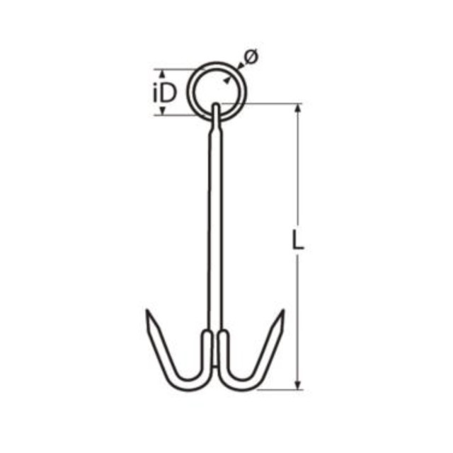 Αγκυράκι A4 200mm