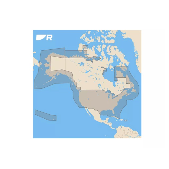 ΧΑΡΤΕΣ RAYMARINE LIGHTHOUSE - N. AMERICA CARD
