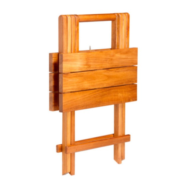 Τραπέζι Teak Ορθογώνιο Πτυσσόμενο 80x60cm–Ύψος75cm Marine Business