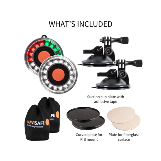 Σετ Φορητών Φανών για SUP, Καγιάκ, Dinghy