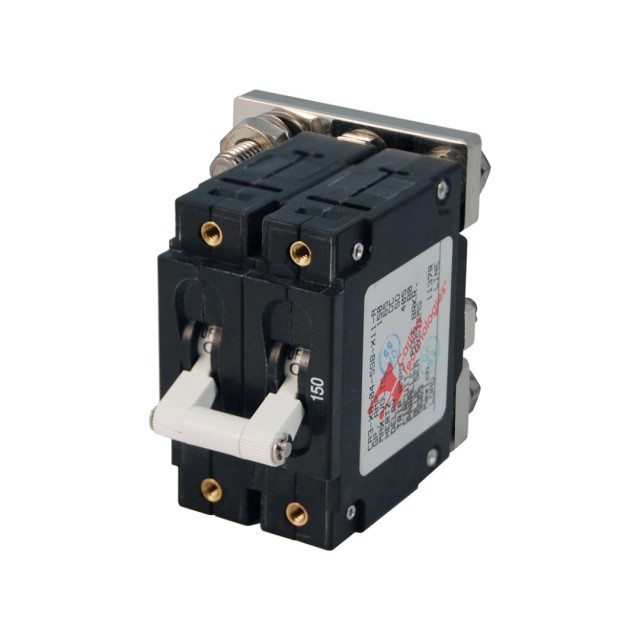 C-Series Διπλός Διακόπτης Τύπου Toggle, 150 A - Λευκός