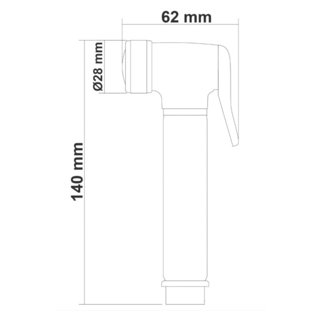 Τηλέφωνο Ντουζ Μεταλλικό