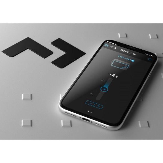 Φορητό Ψυγείο Ηλεκτρικό CoolFreeze CFX3 55IM Μαύρο 53lt 12V / 24V