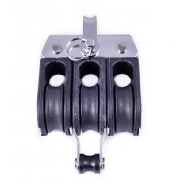Treble block 19mm with shackle and becket