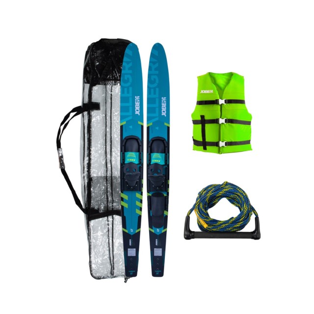 Jobe Πέδιλα για θαλάσσιο σκι Allegre (EU μέγεθος 32-40) Teal Binding size: 59