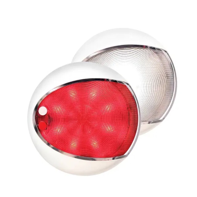 Πλαφονιέρα Με Διακόπτη 4w LED Κόκκινο/Λευκό