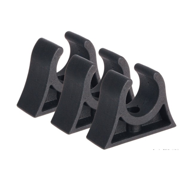 Κλιπ σωλήνων μαύρο