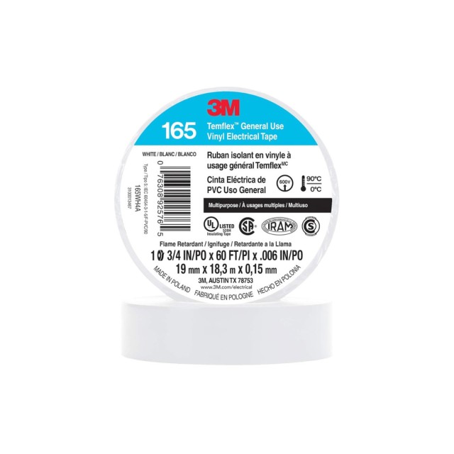 Temflex 165 Ταινία PVC Μονωτική 19mm x 20m