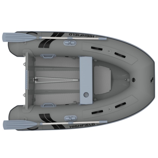 Φουσκωτό Σκάφος Highfield Ultralite PVC με μονή γάστρα αλουμινίου