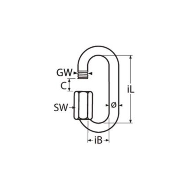 Κρίκος αλυσσίδας 4 - 10mm