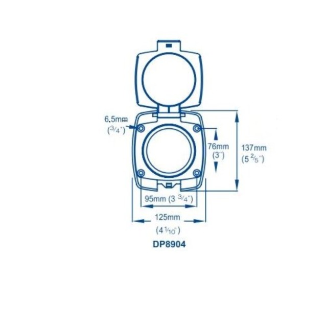 Whale Κιτ πλαστικό κάλυμμα καταστρώματος για αντλίες Gusher Urchin, Gusher Titan & Gusher 10