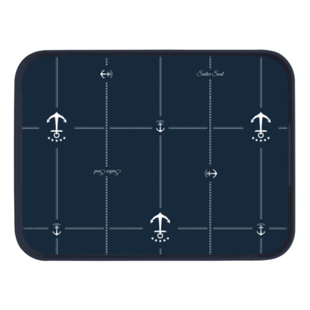 Δίσκος Σερβιρίσματος Αντιολισθιτικός Ορθογώνιος Μελαμίνης Sailor Soul Marine Business 40?30 cm