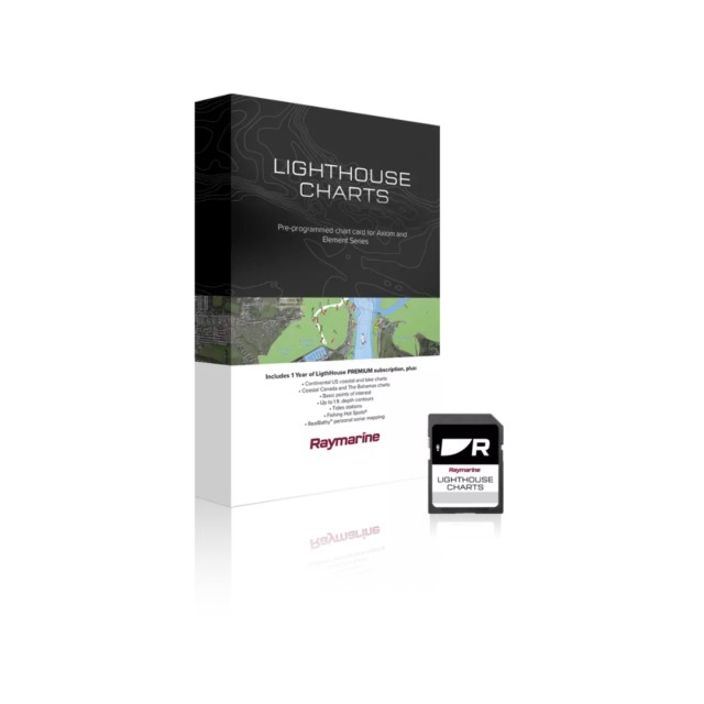 ΧΑΡΤΕΣ RAYMARINE LIGHTHOUSE - N. AMERICA CARD