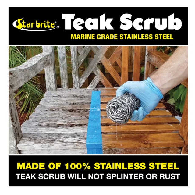 Σφουγγάρι τριψίματος για Teak