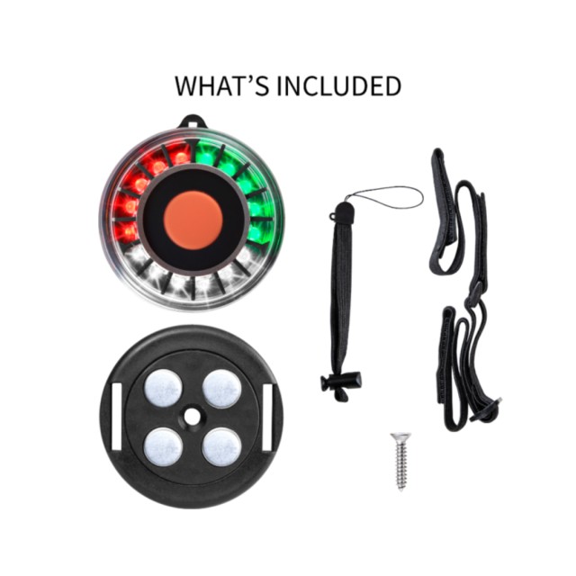 Φως Πλοήγησης Τρίχρωμο Navilight με Μαγνητική Βάση