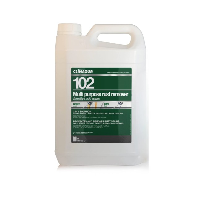 Clinazur 102 Multi Purpose Rust Remover 5lt