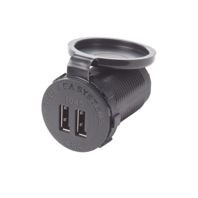 Fast Charge Διπλός USB Φορτιστής 12/24 V 4.8 A