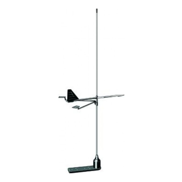 Hawk ανοξείδωτη κεραία μαστίγιο με ανεμοδείκτη