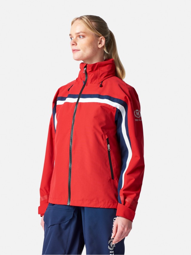 Νιτσεράδα με κουκούλα Γυναικεία SAIL JACKET Κόκκινο χρώμα