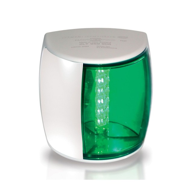 NaviLED Pro 2NM Πράσινο P/B, S/Y Λευκή Βάση