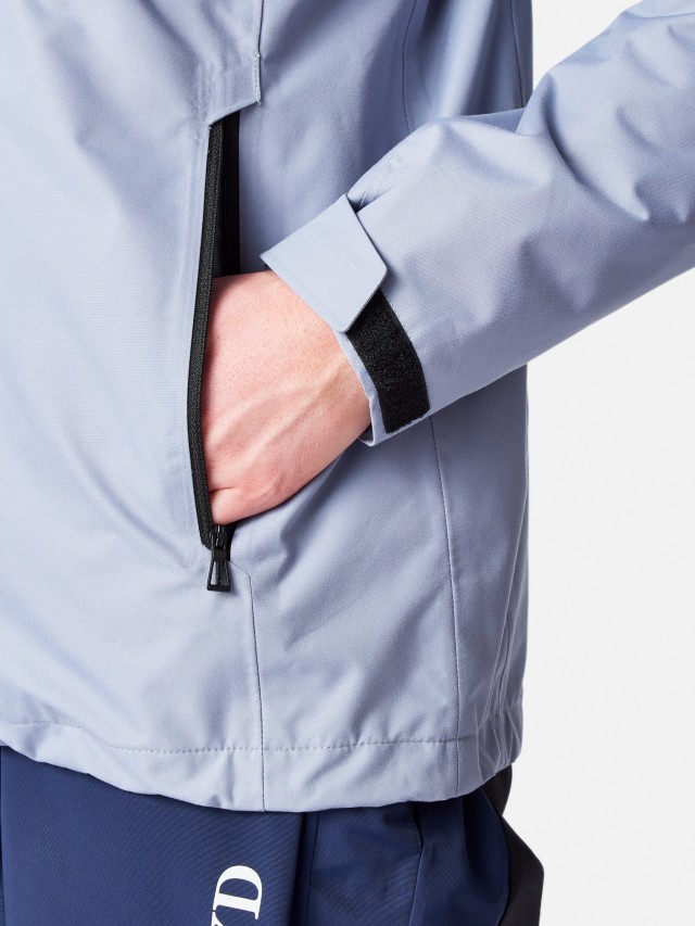 Μπουφάν αντιανεμικό & αδιάβροχο Γυναικείο BREEZE JACKET Titanium