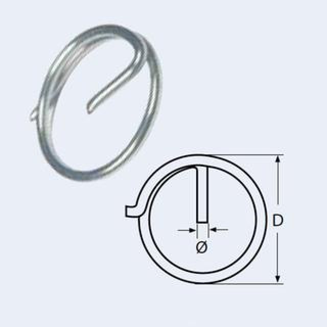 RING PIN A4 1,0X10 mm