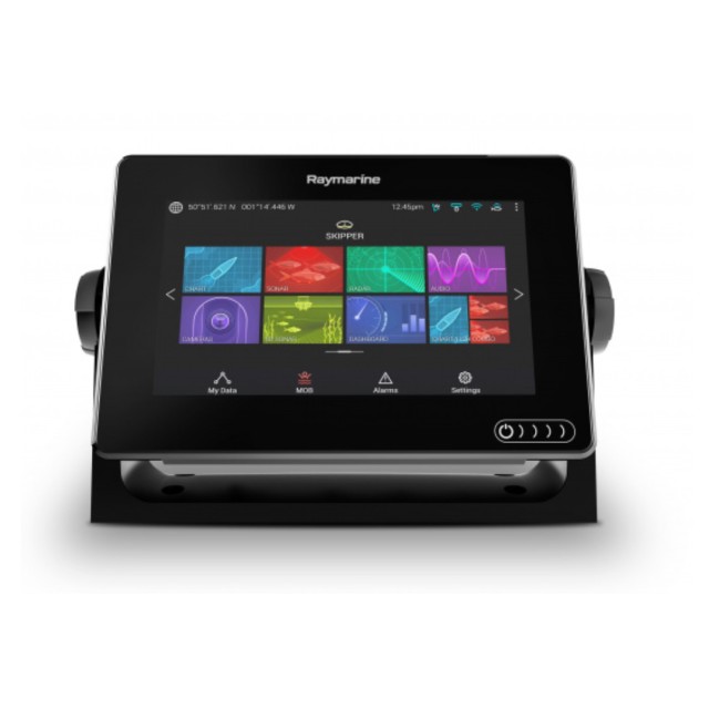 AXIOM 7 7 MFD plotter gps and Mediterranean LightHouse Chart