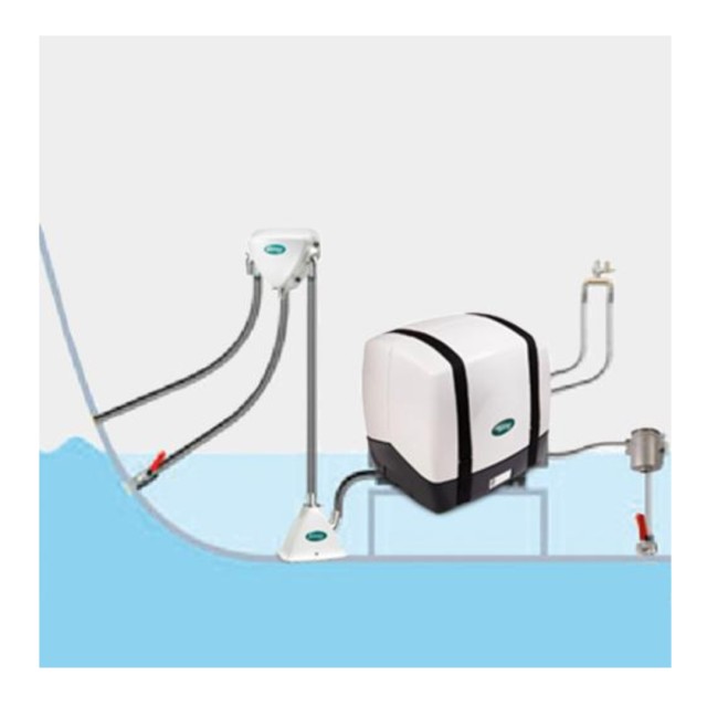 WP-WL Water lock EXHAUST KIT 40 MM (1 5/8)  plastic