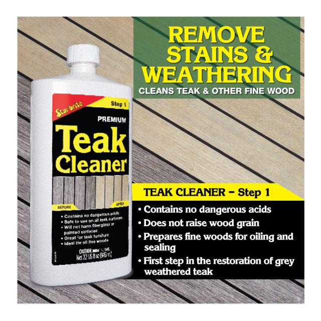 Star Brite Premium Καθαριστικό για Teak - Βήμα 1 (946ml)