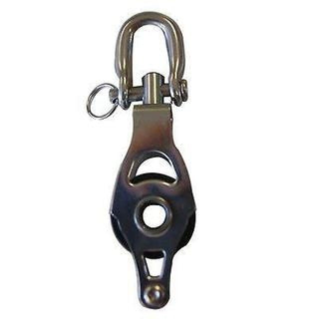 20mm MININOX single block with swivel and becket