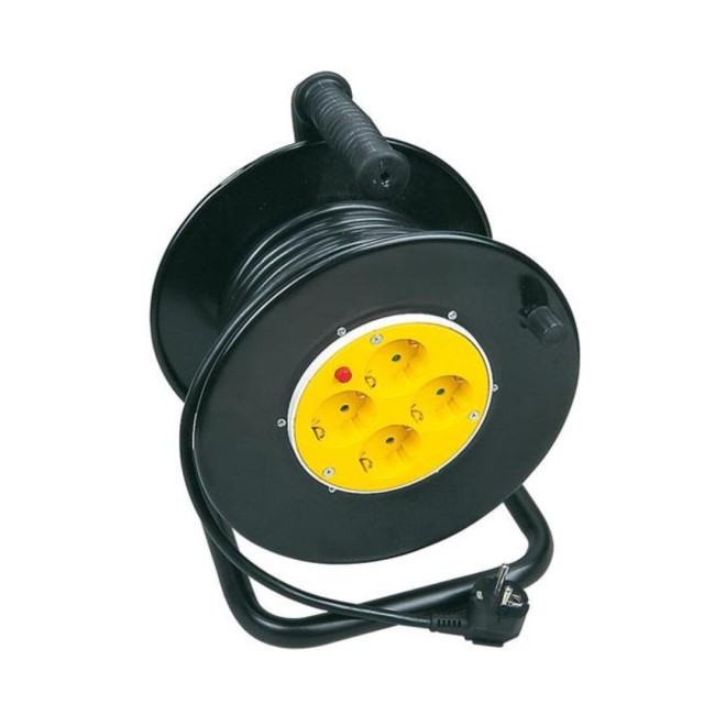 Μπαλαντέζα Καρούλι IP20 3x1.5mm 25m, Προστασία Υπερθέρμανσης & Προστασία Επαφών