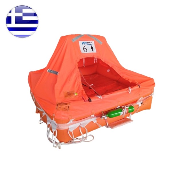 Liferaft πνευστή σωσίβια σχεδία ATLANTIC II GR Κάνιστρο - Made in Italy